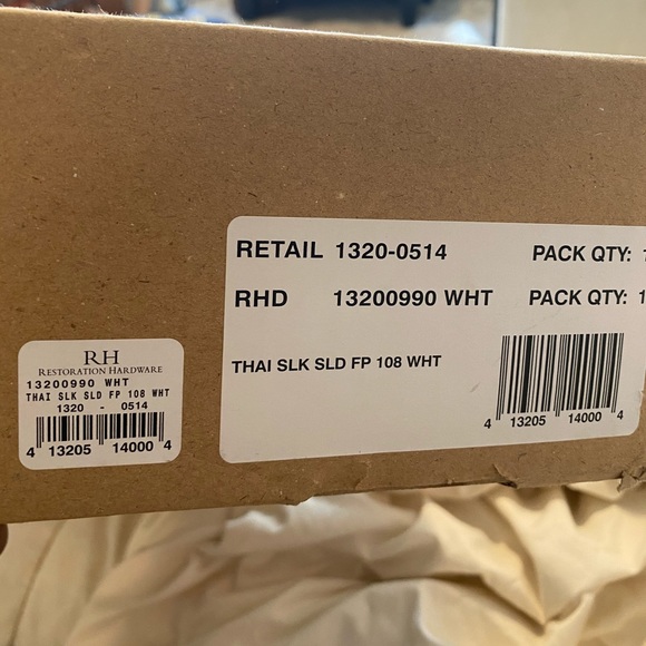 New Restoration hardware Thai silk curtains - Picture 7 of 7